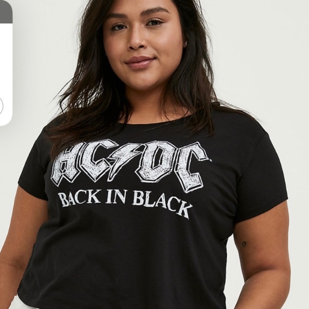 Nwt Torrid AC/DC Black Concert Tshirt 3